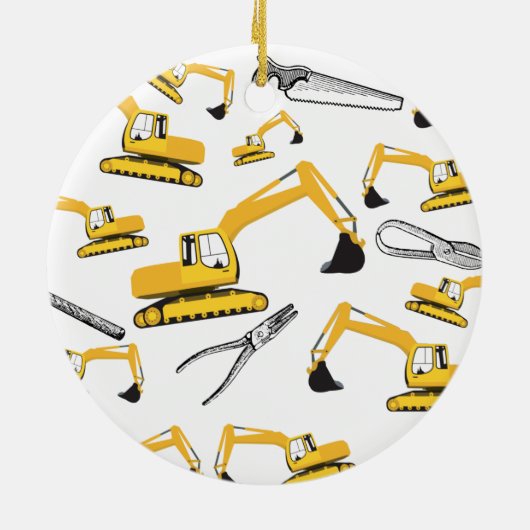 Baggerbauweise Keramik Ornament (Hinten)