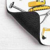 Baggerbauweise Mousepad (Ecke)