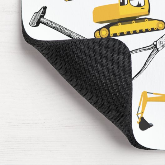 Baggerbauweise Mousepad (Ecke)