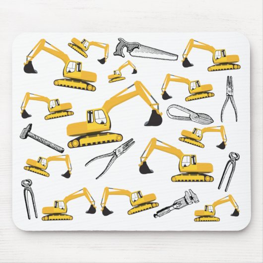 Baggerbauweise Mousepad (Vorne)