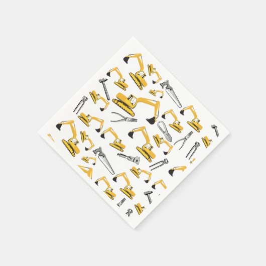 Baggerbauweise Serviette (Ecke)