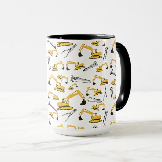 Baggerbauweise Tasse (VorderseiteRechts)