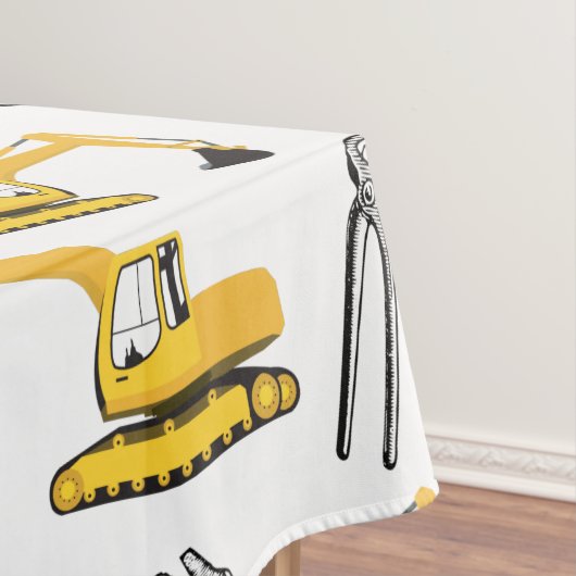 Baggerbauweise Tischdecke (Beispiel)