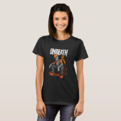 Baggerbetreiber Skeleton Digger Heavy - Bagger T-Shirt (Vorne ganz)