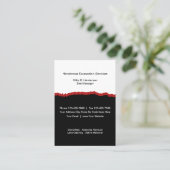 Baggerdienstleistungen Moderne vertikale Visitenka Visitenkarte (Stehend Vorderseite)