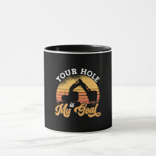 Baggerfahrer Dein Loch ist mein Ziel Bauwesen Tasse