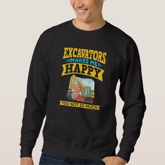 Baggerfahrer-Fernbedienung Baggermaschine R Sweatshirt (Vorderseite)