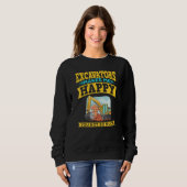 Baggerfahrer-Fernbedienung Baggermaschine R Sweatshirt (Vorne ganz)