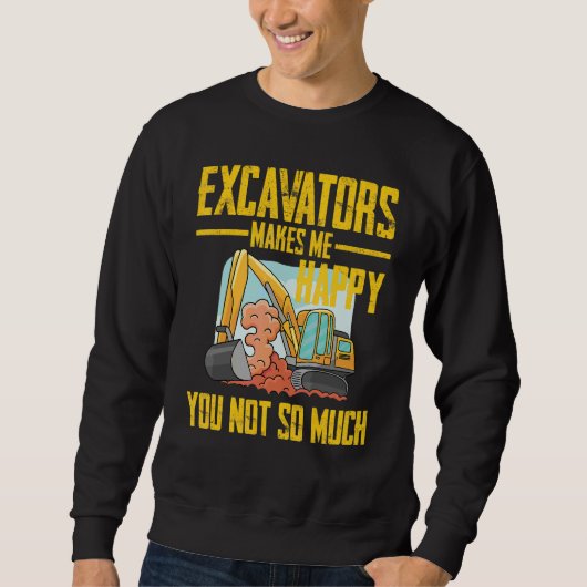 Baggerfahrer-Fernbedienung Baggermaschine R Sweatshirt (Vorderseite)