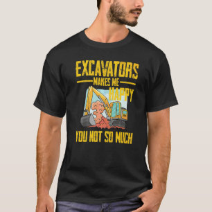 Baggerfahrer-Fernbedienung Baggermaschine R T-Shirt