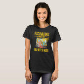 Baggerfahrer-Fernbedienung Baggermaschine R T-Shirt (Vorne ganz)