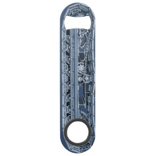 BAGGERFAHRER-KRAN-BETREIBER-BEHÄLTER-BIER SPEED FLASCHENÖFFNER