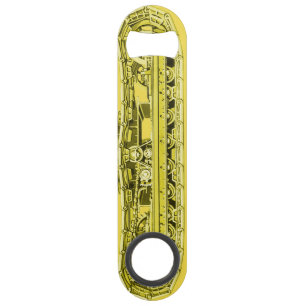 BAGGERFAHRER-KRAN-BETREIBER-BEHÄLTER TRAC SPEEDFLASCHENÖFFNER