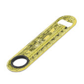 BAGGERFAHRER-KRAN-BETREIBER-BEHÄLTER TRAC SPEEDFLASCHENÖFFNER (Rückseite Schrägansicht)