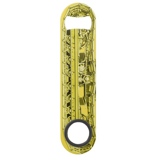 BAGGERFAHRER-KRAN-BETREIBER-BEHÄLTER TRAC SPEEDFLASCHENÖFFNER (Vorderseite)