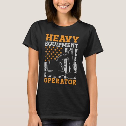 Baggerfahrer T-Shirt (Vorderseite)