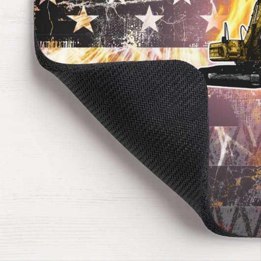 Baggerflagge Mousepad (Ecke)