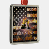 Baggerflagge Ornament Aus Metall (Rechts)