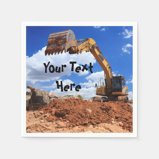 Baggergrabgerät Serviette (Vorderseite)