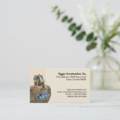 BaggerinstallierenKlärgrube Visitenkarte (Stehend Vorderseite)