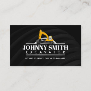 Baggerkarten Visitenkarte