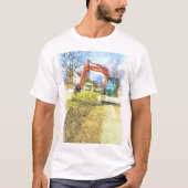 Baggernatur und Haus T-Shirt (Vorderseite)