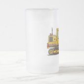 Baggerschaufel-Glas-Tasse Mattglas Bierglas (Mittel)