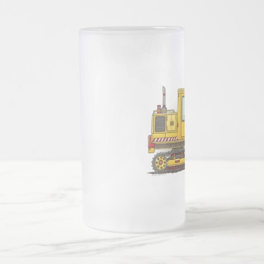 Baggerschaufel-Glas-Tasse Mattglas Bierglas (Mittel)