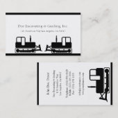 Baggerschwerpunkt W/W Visitenkarte (Vorne/Hinten)