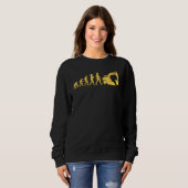 Baggertreiber Konstruktion Gebäude Arbeiter Evo Sweatshirt (Vorne ganz)