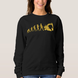 Baggertreiber Konstruktion Gebäude Arbeiter Evo Sweatshirt