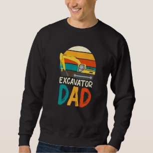 Baggerwagen für Bauarbeiter Sweatshirt