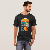 Baggerwagen für Bauarbeiter T-Shirt (Vorne ganz)