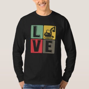 Baggerwagen für Bauarbeiter T-Shirt