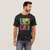 Baggerwagen für Bauarbeiter T-Shirt (Vorne ganz)
