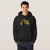 Baggerwagen Hoodie (Vorne ganz)