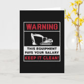 Baggerwarnung Karte (Gelbe Blume)