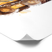 Baggerwerkkunst Poster (Ecke)