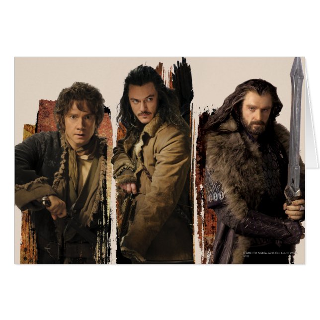 BAGGINS™, BARD THE BOWMAN™, & THORIN OAKENSHIELD™ (Vorderseite (Horizontal))