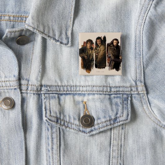 BAGGINS™, BARD THE BOWMAN™, & THORIN OAKENSHIELD™ BUTTON (Beispiel)