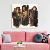 BAGGINS™, BARD THE BOWMAN™, & THORIN OAKENSHIELD™ LEINWANDDRUCK (Insitu (Wohnzimmer))