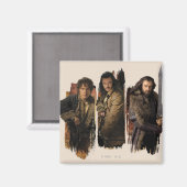BAGGINS™, BARD THE BOWMAN™, & THORIN OAKENSHIELD™ MAGNET (Vorderseite/Rückseite)