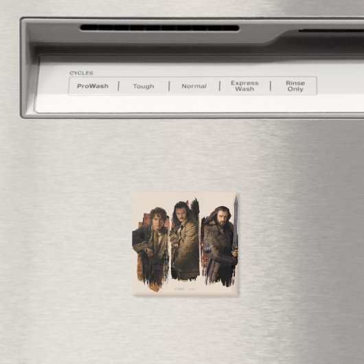 BAGGINS™, BARD THE BOWMAN™, & THORIN OAKENSHIELD™ MAGNET (In Situ (Geschirrspüler))