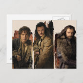 BAGGINS™, BARD THE BOWMAN™, & THORIN OAKENSHIELD™ POSTKARTE (Vorne/Hinten)