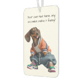 Baggy Clothes Dachshund Autolufterfrischer (Links)