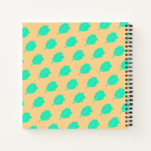 Bagh Printing Style Spiral Notebook Notizblock (Rückseite)