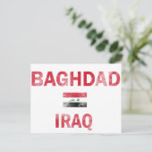 Baghdad Iraq Designs Postkarte (Stehend Vorderseite)