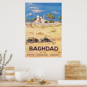 Baghdad Iraq Vintage Travel Poster (Küche)