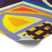 Baghdad Retro Vintage Travel Poster (Ecke)