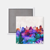 Baghdad Skyline Magnet (Vorderseite/Rückseite)